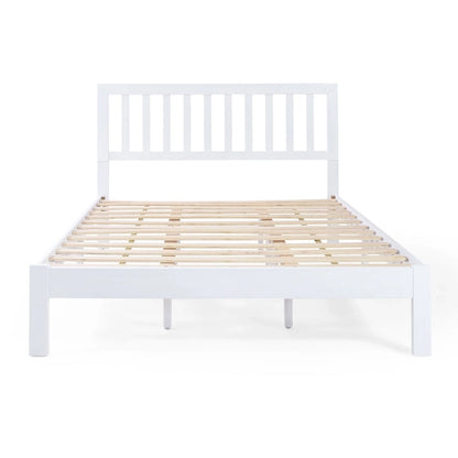 Norgate Modern Farmhouse Acacia Wood Queen Bed Platform by Christopher Knight Home