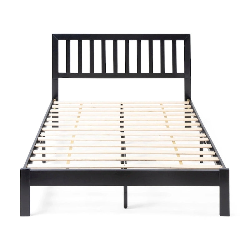 Norgate Modern Farmhouse Acacia Wood Queen Bed Platform by Christopher Knight Home