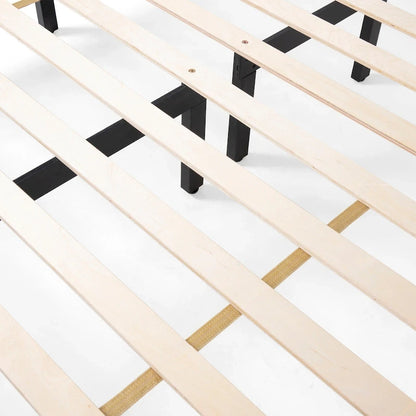 Norgate Modern Farmhouse Acacia Wood Queen Bed Platform by Christopher Knight Home