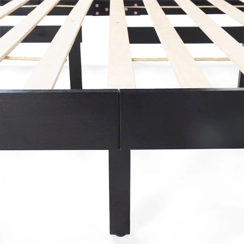 Norgate Modern Farmhouse Acacia Wood Queen Bed Platform by Christopher Knight Home