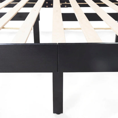 Norgate Modern Farmhouse Acacia Wood Queen Bed Platform by Christopher Knight Home