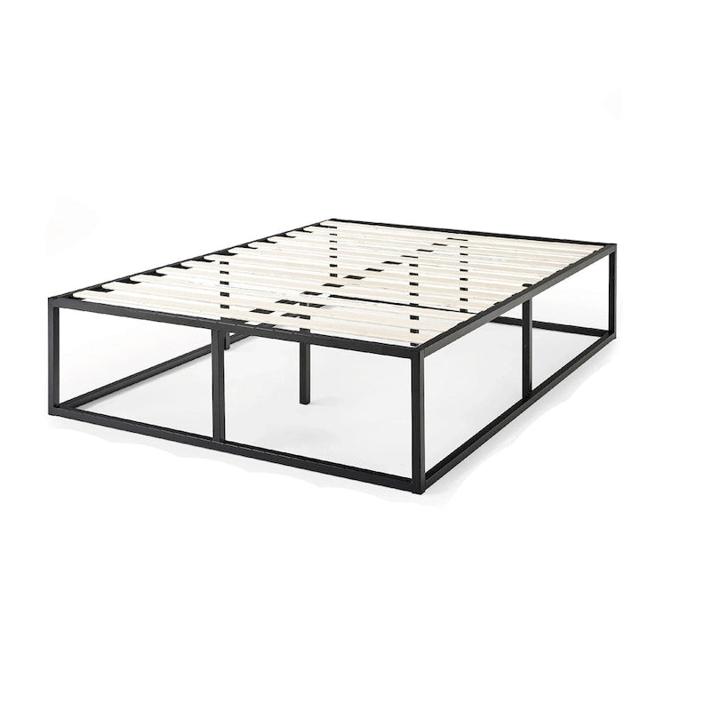 Priage by ZINUS Black Metal Platforma Bed Frame