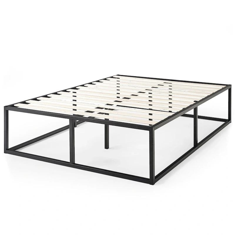 Priage by ZINUS Black Metal Platforma Bed Frame