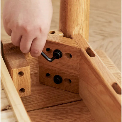 Solid Wood Study Desk with Drawer