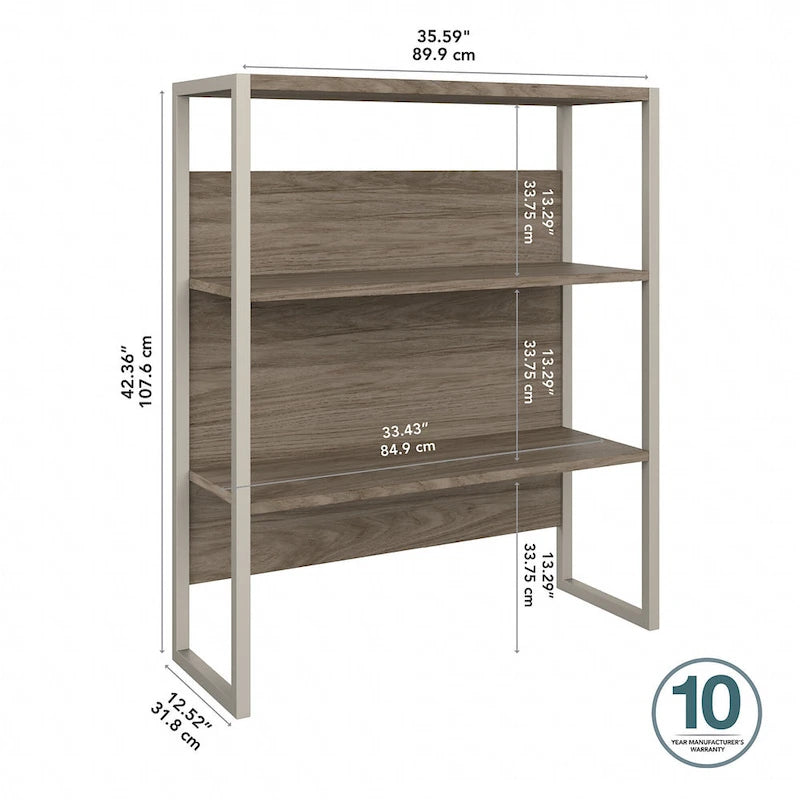 Hybrid 36W Bookcase Hutch by Bush Business Furniture