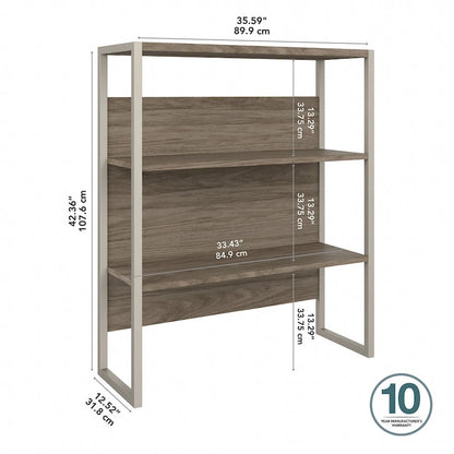 Hybrid 36W Bookcase Hutch by Bush Business Furniture