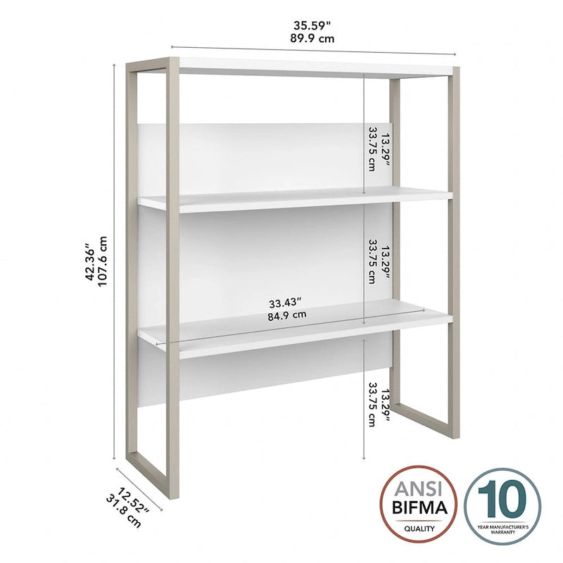 Hybrid 36W Bookcase Hutch by Bush Business Furniture
