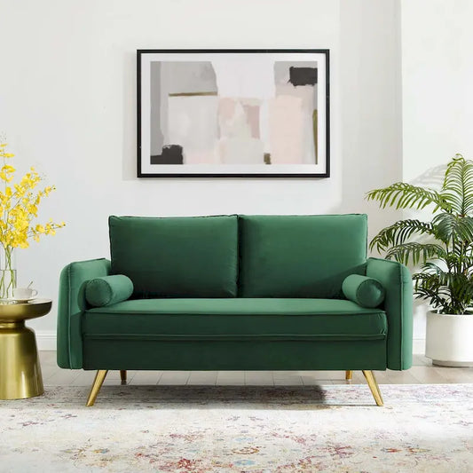 Revive Performance Velvet Loveseat