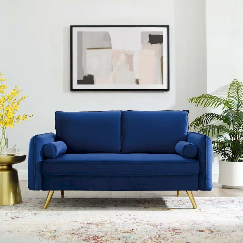 Revive Performance Velvet Loveseat