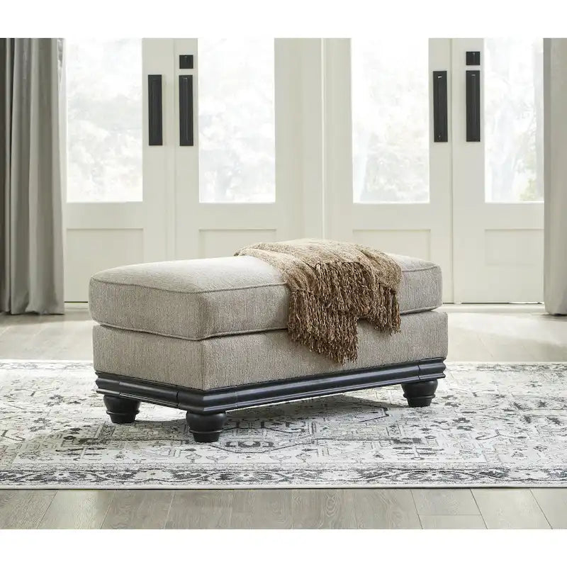 Signature Design by Ashley Elbiani Gray Ottoman