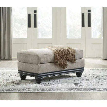 Signature Design by Ashley Elbiani Gray Ottoman