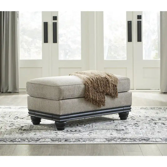 Signature Design by Ashley Elbiani Gray Ottoman