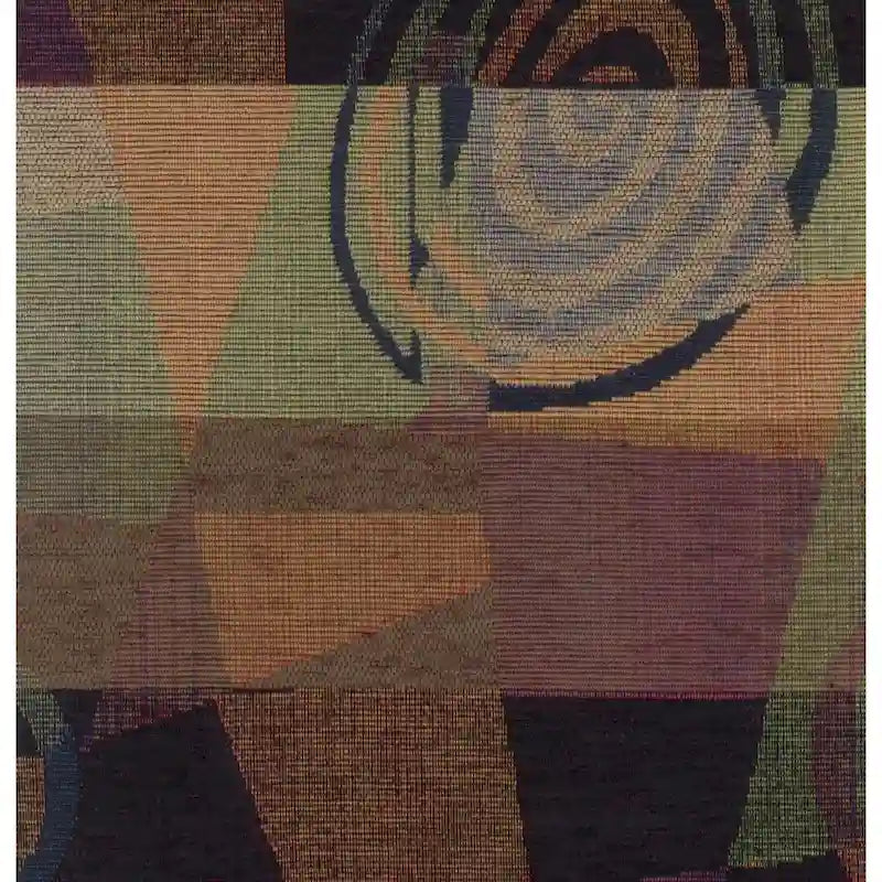 Bali Rattan Rocker Chair with Chenille Cushion