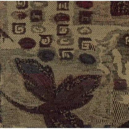 Bali Rattan Rocker Chair with Chenille Cushion