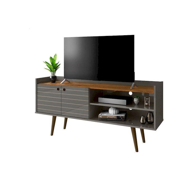 Manhattan Comfort Bogart Mid Century Modern Media Cabinet Console