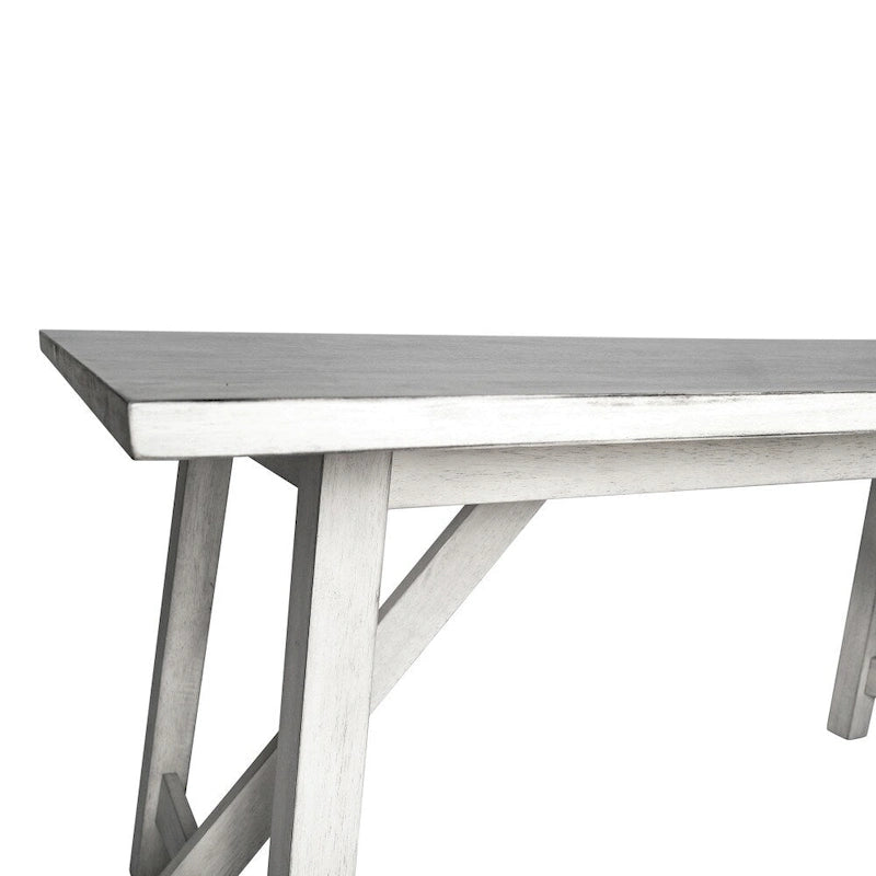 Solid Wood Commercial Grade Trestle Base Dining Table