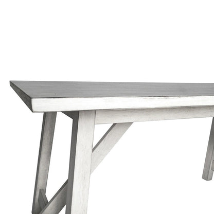 Solid Wood Commercial Grade Trestle Base Dining Table