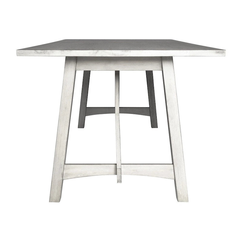 Solid Wood Commercial Grade Trestle Base Dining Table