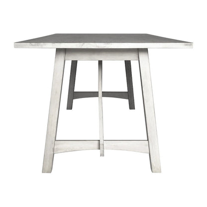 Solid Wood Commercial Grade Trestle Base Dining Table