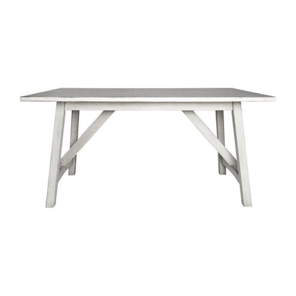 Solid Wood Commercial Grade Trestle Base Dining Table