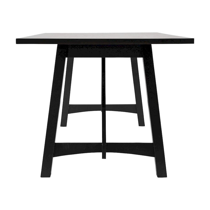 Solid Wood Commercial Grade Trestle Base Dining Table