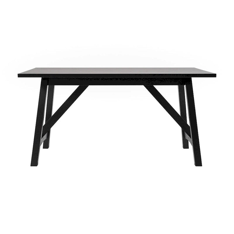 Solid Wood Commercial Grade Trestle Base Dining Table