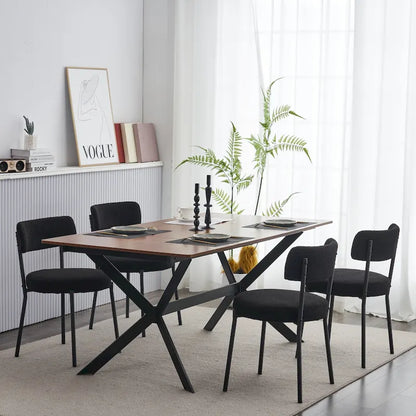 Set of 2 mid-century modern dining chairs