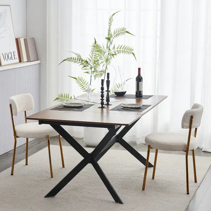 Set of 2 mid-century modern dining chairs