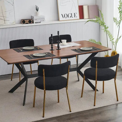 Set of 2 mid-century modern dining chairs