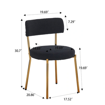 Set of 2 mid-century modern dining chairs