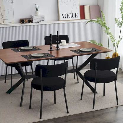 Set of 2 mid-century modern dining chairs