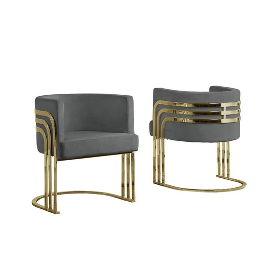 Best Quality Furniture Accent 1-Chair with Gold Base (Single)