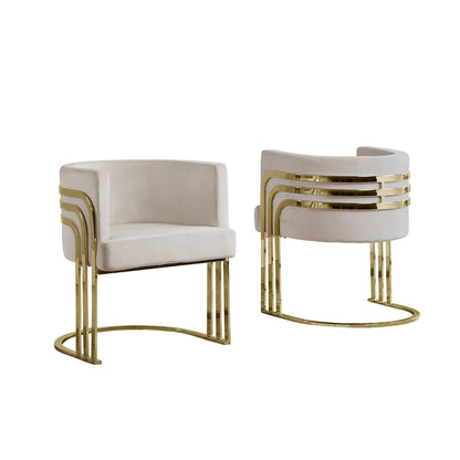 Best Quality Furniture Accent 1-Chair with Gold Base (Single)