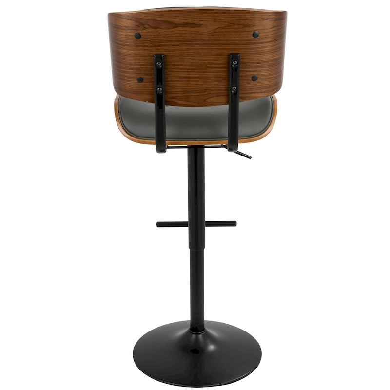 Carson Carrington Leksand Adjustable Bar Stool with Straight T Footrest (Set of 2)