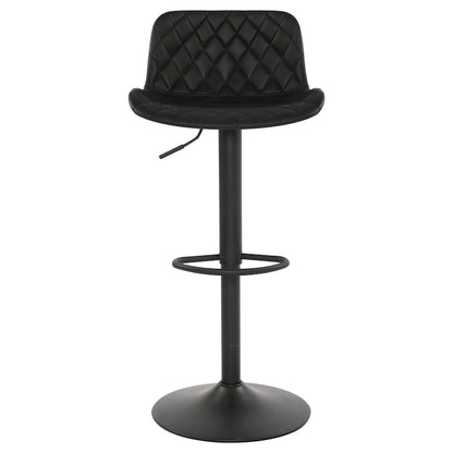 Faux Leather Adjustable Barstools Upholstered Counter Bar Pub Height Stools