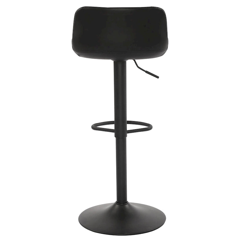 Faux Leather Adjustable Barstools Upholstered Counter Bar Pub Height Stools