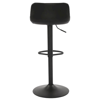 Faux Leather Adjustable Barstools Upholstered Counter Bar Pub Height Stools