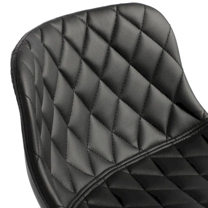 Faux Leather Adjustable Barstools Upholstered Counter Bar Pub Height Stools