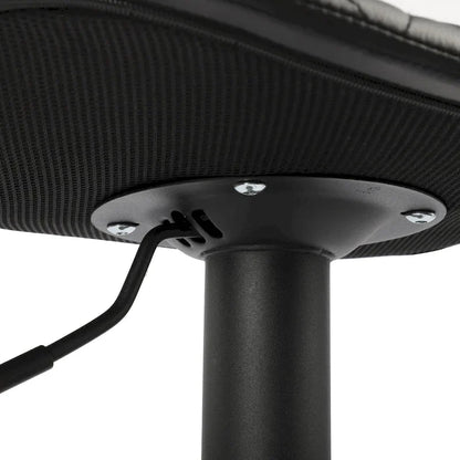 Faux Leather Adjustable Barstools Upholstered Counter Bar Pub Height Stools