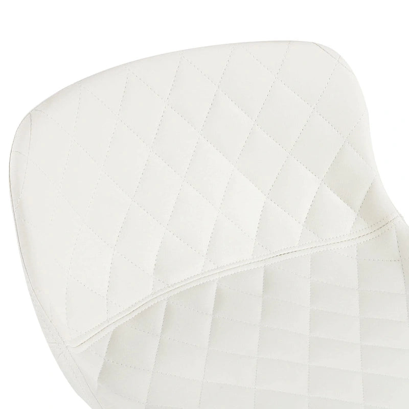 Faux Leather Adjustable Barstools Upholstered Counter Bar Pub Height Stools