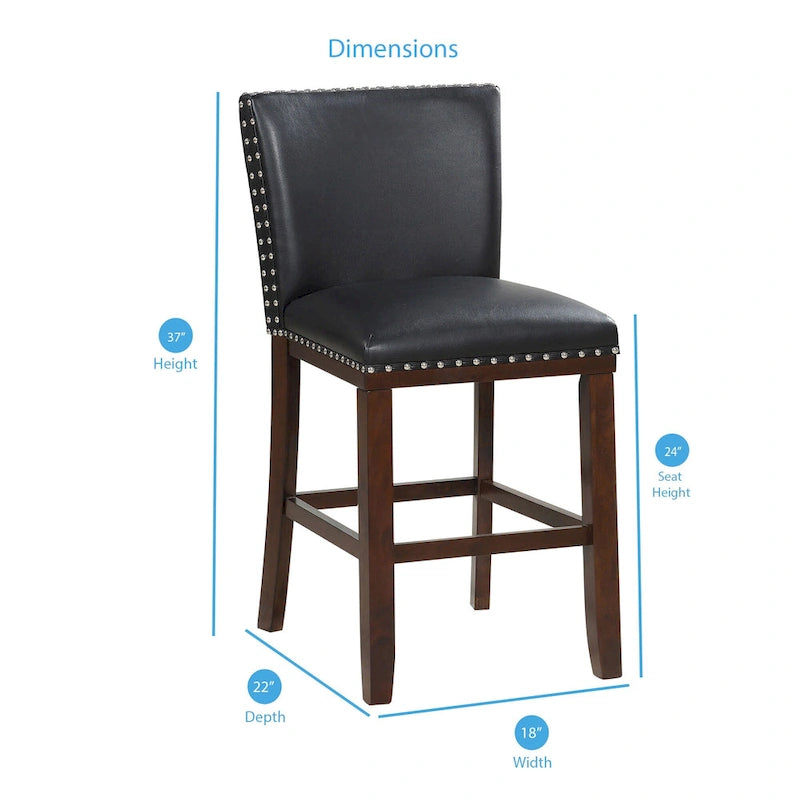 Toledo Upholstered Counter Stools (Set of 2) by Greyson Living