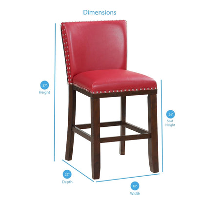 Toledo Upholstered Counter Stools (Set of 2) by Greyson Living