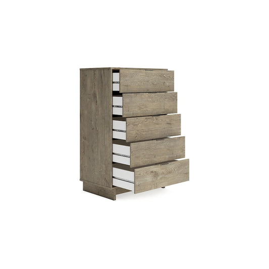 Signature Design by Ashley Oliah Brown Woodgrain Dresser