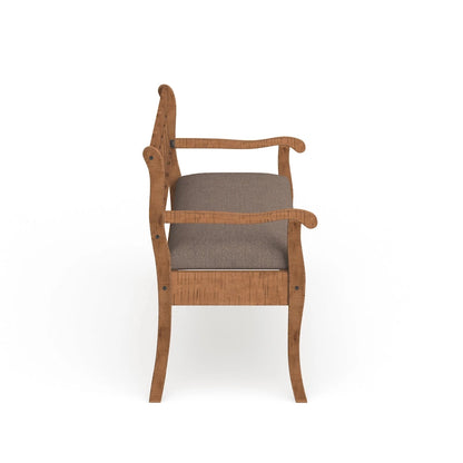 Copper Grove Watchorn Storage Bench with Seat Cushion