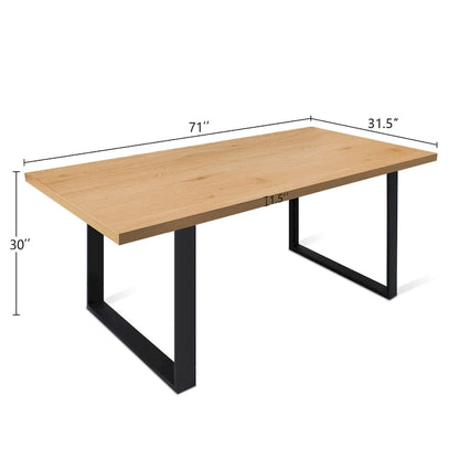 71x31.5 Modern Rectangle Dining Table