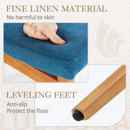 Saddle Cushion VanityStool - 17.83D x 12.4W x 16.53H