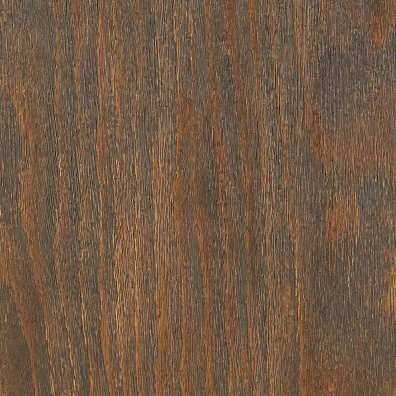 Carbon Loft Ellul Industrial Chair in Dark Walnut Wood and Black Metal - N/A