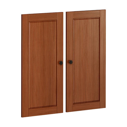 Palace Imports 100% Solid Wood Modular Kitchen Pantry Double Door Kit - Set of 2