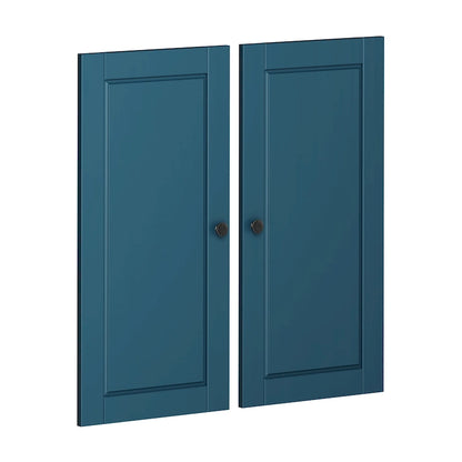 Palace Imports 100% Solid Wood Modular Kitchen Pantry Double Door Kit - Set of 2