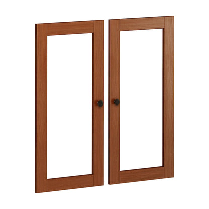 Palace Imports 100% Solid Wood Modular Kitchen Pantry Double Door Kit - Set of 2